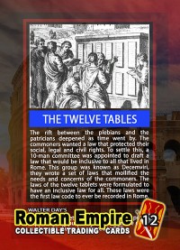 0012 - The Twelve Tablets - Roman Empire