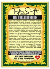 0054 - Taylor Swift = The $100,000 Bonus