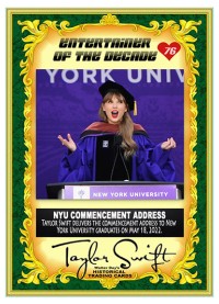 0076 - Taylor Swift - NYU Commencement Speech