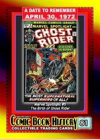 0081 - Marvel Spotlight - #5 - Birth of Ghost Rider - April 30 1972