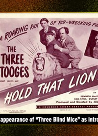 0085- Three Stooges - Hold That Lion