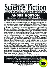 0016 - Andre Norton - SFWA Grand Master