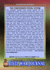 0161 - The Confederate Postal System