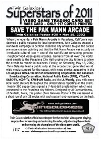 0191A Save The Pak Mann Arcade