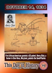0029 - October 14, 1834 - 1st African-American patent