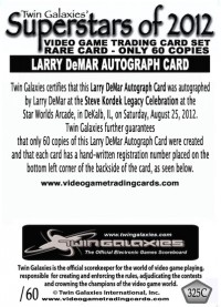 0325C Larry Demar Autograph