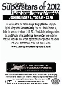 0345B Josh Bolinger Autograph