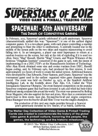 0355 50th Anniversary Spacewar