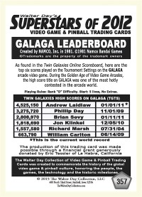 0357 Galaga Leaderboard