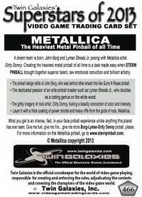 0466 Metallica Pinball
