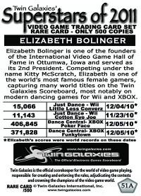 0051A Elizabeth Bolinger - RARE Card