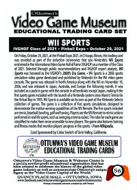 0056 - Wii Sports - IVGHOF - Museum Set