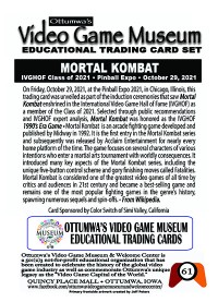 0061 - Mortal Kombat - IVGHOF - Museum Set