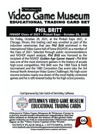 0066 - Phil Britt - IVGHOF - Museum Set