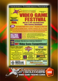 0660 Twin Galaxies Poster 36 1st Video Game Festival 2001