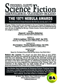 0084 Nebula Awards - 1971