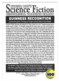 0100 Guinness Recognizes Hugo Awards