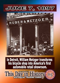0115 - June 7, 1897 - History's First Automobile Showroom