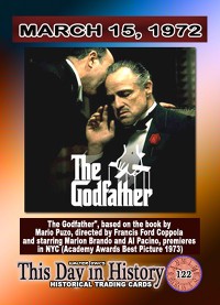 0122 - March 15, 1972 - The Godfather Premieres in New York City