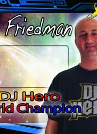 1298 - Todd Friedman - DJ Hero World Champion - Rare Card