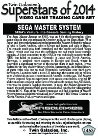 1463 Sega Master System Console
