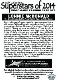 1465 Lonnie McDonald 50-50 Card