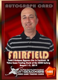 1495 - Todd Friedman - Fairfield IA - Rare Card
