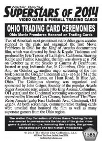 1586 Ohio Trading Card Ceremonies