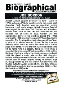 1606 - Biographical - American Baseball - Joe Gordon
