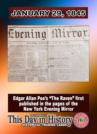 0161- January 29, 1845 - Edgar Allan Poe's 