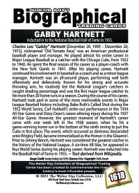1618 - Biographical - American Baseball - Gabby Hartnett
