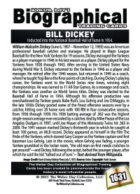 1631 - Biographical - American Baseball - Bill Dickey