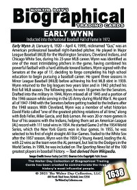 1638 - Biographical - American Baseball - Early Wynn
