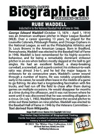 1666 - Biographical - American Baseball - Rube Waddell