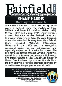 180 - Shane Harris - Singer, Teacher and Movie Star