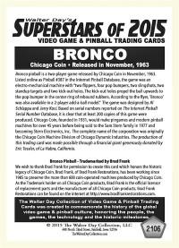 2106 Bronco - Chicago Coin