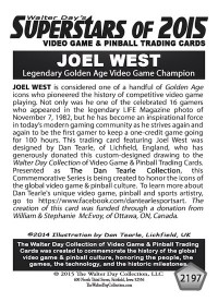 2197 Joel West - Dan Tearle Collection