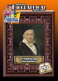 0263 Carl Friedrich Gauss