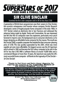 2694 Sir Clive Sinclair