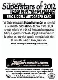 0300G - Eric Liddell Autograph Card