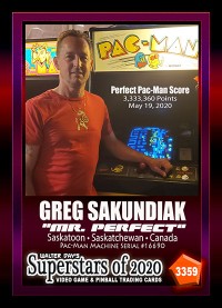 3359 - Greg Sakundiak - Perfect Pac-Man