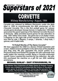3588a - Corvette - Michael T. Dunlap - ERROR CARD