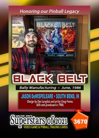 3670 -Black Belt - Jason Dewispeleare