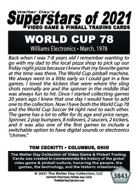 3843 - World Cup Soccer '78 - Tom Ceckitti