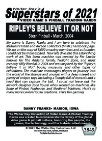 3849 - Ripley's Believe it or not - Danny Franks