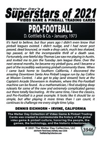 3946 - Pro Football - Dennis Eichhorn