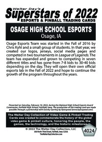 4024 - Osage High School - National Esports Award Ceremonies