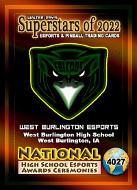 4027 - West Burlington High School - National Esports Award Ceremonies