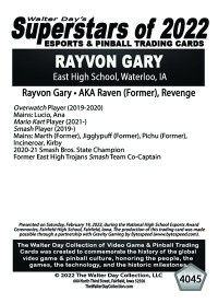 4045 - Rayvon Gary - National Esports Award Ceremonies