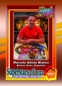 4151 - Marcelo Adrian Blanco - Pinball Expo '22